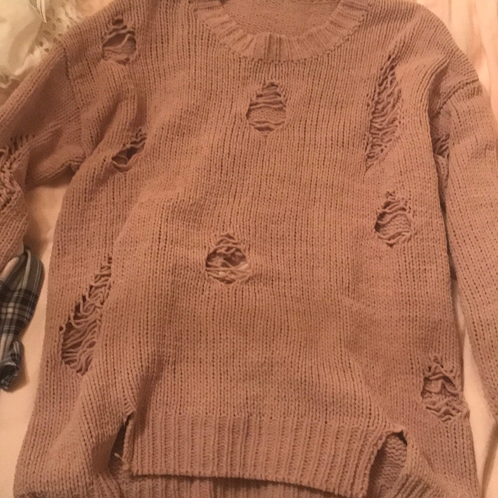 Purpose ripped sweater